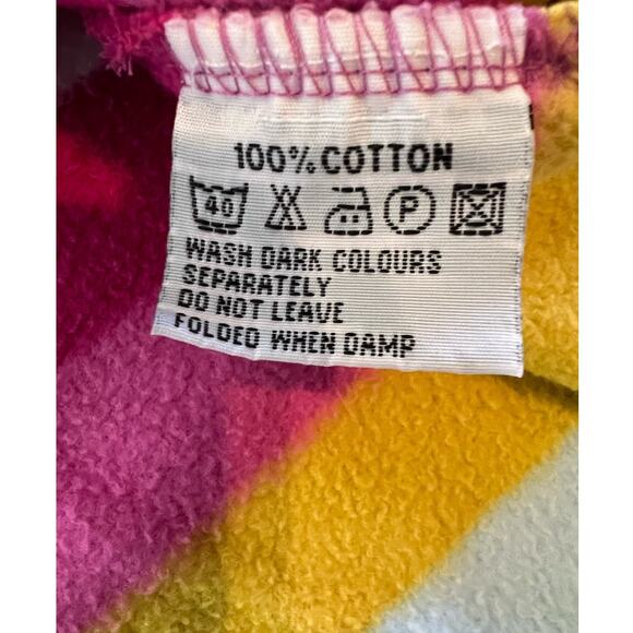 Lazy Jacks Womens Collared Sweatshirt XXL Pullover 1/4 Zip Jersey Knit Colorful - Picture 5 of 9